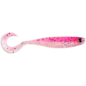 Shad Mustad Mezashi Curly Tail Minnow, Pink Sardine, 9cm, 6buc/pac Shad Mustad Mezashi Curly Tail Minnow, Pink Sardine, 9cm, 6buc/pac