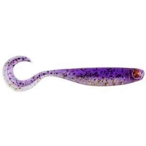 Shad Mustad Mezashi Curly Tail Minnow, Purple Magic, 9cm, 6buc/pac Shad Mustad Mezashi Curly Tail Minnow, Purple Magic, 9cm, 6buc/pac
