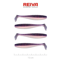 Shad REIVA Flat Minnow, Purple Pearl, 7.5cm, 3.19g, 4buc/pac