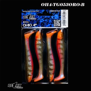 Shad RELAX Ohio Tiger, 10cm, Cod culoare: 053, 4buc/pac