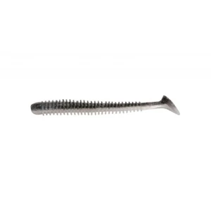 Shad Rapture Ribbed Slim Shady 8.75cm 10buc/plic Black Silver Shad Rapture Ribbed Slim Shady 8.75cm 10buc/plic Black Silver