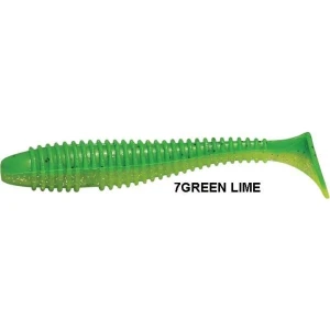 Shad Rapture Swing 9.5cm 7buc/plic Green Lime Shad Rapture Swing 9.5cm 7buc/plic Green Lime