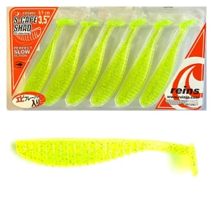 Shad Reins S Cape, Chart Silver Glitter, 8.9cm, 6buc/plic