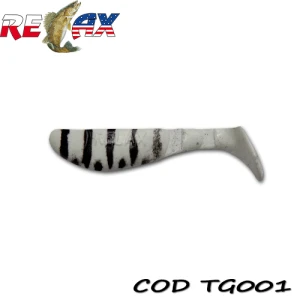 Shad Relax Kopyto Tiger 001 6.2cm 4buc/plic