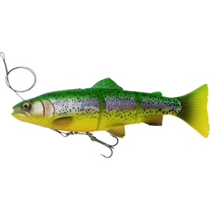 Shad SAVAGE GEAR 4D Line Thru Pulsetail Trout, Fire Trout,  15cm, 35g Shad SAVAGE GEAR 4D Line Thru Pulsetail Trout, Fire Trout,  15cm, 35g