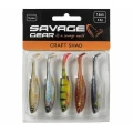 Shad SAVAGE GEAR CRAFT 10CM/6G CLEAR WATER MIX 5BUC/PL Shad SAVAGE GEAR CRAFT 10CM/6G CLEAR WATER MIX 5BUC/PL
