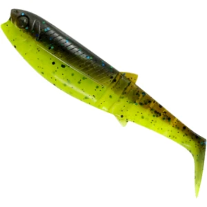 Shad SAVAGE GEAR Cannibal Shad, Chartreuse Pumpkin, 10cm, 9g,  5buc/pac