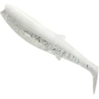 Shad SAVAGE GEAR Cannibal Shad, White Flash, 10cm, 9g,  5buc/pac
