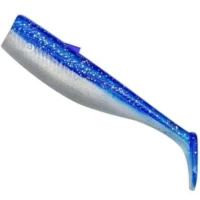 Shad Savage Gear Minnow Weedless Tail, Blue Pearl Silver, 8cm, 6g,  5buc/pac