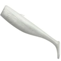 Shad SAVAGE GEAR Minnow Weedless Tail, White Pearl Silver, 10cm, 10g,  5buc/pac