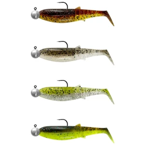 Shad Savage Gear Cannibal, Clearwater Mix, 10cm, 9g + 10g, Nr.3/0, 4buc/pac