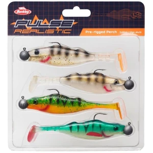 Shad Sof Bait BERKLEY Pulse Realistic Perch, Multicolor, 15g, 15cm, 4buc/pac