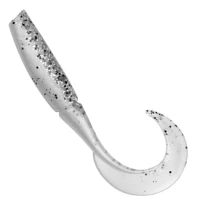 Shad Zebco Preyfish Curly, Salt & Pepper, 7.5cm, 1buc/pac