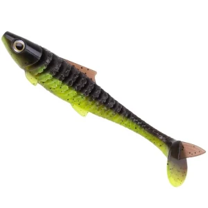 Shad ZECK Baby Rippler, Moor Kiwi, 12cm, 11g, 3buc/pac