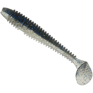 Shad ZEOX Trigger Fat Tail, Blue Crystal, 4.5cm, 10buc/pac