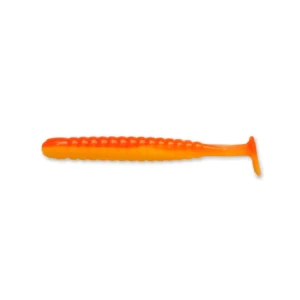 WORM SHAD 4PREDATORS FLOATING 8CM / 6 BUC ORANGE-YELLOW 
