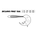 Naluca Sicario Pike Tail 8.5Cm/Bleeding Blue - 4Buc Naluca Sicario Pike Tail 8.5Cm/Bleeding Blue - 4Buc