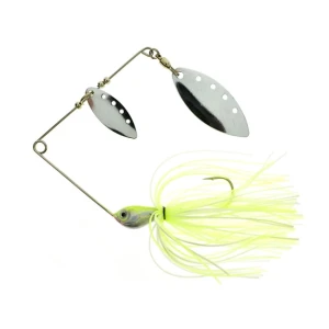 RTB Dual Blade Spinnerbait 16g Chartreuse Silver Glitter