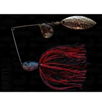 Spinnerbait Bertilure Cu Doua Palete SPINNERBAIT CU SKIRT  COLORADO Model SALCIE Culoare ROSU - NEGRU 14 gr. Spinnerbait Bertilure Cu Doua Palete SPINNERBAIT CU SKIRT  COLORADO Model SALCIE Culoare ROSU - NEGRU 14 gr.