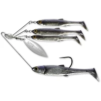 Spinnerbait Live Target Baitball Spinner Rig, Medium, 851 Purple Pearl / Silver, 14g Spinnerbait Live Target Baitball Spinner Rig, Medium, 851 Purple Pearl / Silver, 14g