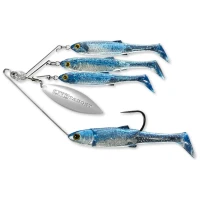 Spinnerbait Live Target Baitball Spinner Rig, Medium, 854 Purple Blue / Silver, 14g Spinnerbait Live Target Baitball Spinner Rig, Medium, 854 Purple Blue / Silver, 14g
