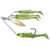 Spinnerbait Live Target Baitball Spinner Rig, Small, 856 Lime Chart / Gold, 7g