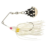Spinnerbait Strike King Mini-King, White Head White Skirt, 3.5g Spinnerbait Strike King Mini-King, White Head White Skirt, 3.5g