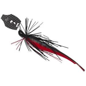 Chatterbait SAVAGE GEAR Crazy Swim Jig, Black N Red, 10cm, 8.5g, 1buc/pac