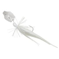 Chatterbait SAVAGE GEAR Crazy Swim Jig, White Silver, 20g, 12.5cm, 1buc/pac