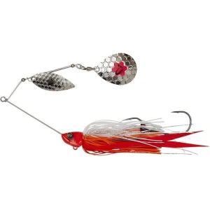 Spinnerbait SAVAGE GEAR DA Bush, Red Head Silver, 42g, 18cm, 1buc/pac Spinnerbait SAVAGE GEAR DA Bush, Red Head Silver, 42g, 18cm, 1buc/pac