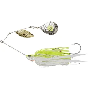 Spinnerbait SAVAGE GEAR DA Bush, Yellow White Silver, 42g, 18cm, 1buc/pac