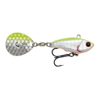 Naluca Savage Gear Fat Tail NL 6.5cm 12.5g Lemon Black Flash  Naluca Savage Gear Fat Tail NL 6.5cm 12.5g Lemon Black Flash