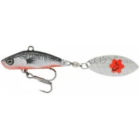 Spinner Savage Gear 3d Sticklebait Tailspin 8cm 18g Sinking Black Red