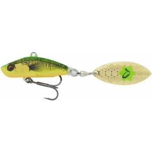 SPINNER SAVAGE GEAR 3D STICKLEBAIT TAILSPIN 8CM 18G SINKING FIRETIGER SPINNER SAVAGE GEAR 3D STICKLEBAIT TAILSPIN 8CM 18G SINKING FIRETIGER