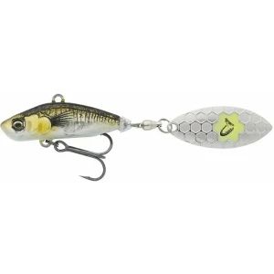 SPINNER SAVAGE GEAR 3D STICKLEBAIT TAILSPIN 8CM 18G SINKING GREEN SILVER AYU