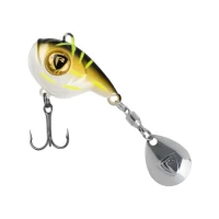 Spinnertail Fox Rage Big Eye Spin Tail, Black & Gold, 8g