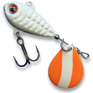 Spinnertail BERTI Skeletonik Pro Half Orange, Alb 1013, 20g