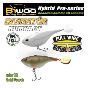 Spinnertail Biwaa Divinator Kompact 90 Gold Perch 9cm 55g 1buc