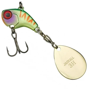 Spinnertail ILLEX Deracoup, 2.8cm, 14g, Lime Chart Tiger, 1buc/pac