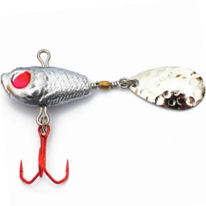 Spinnertail Profi Blinker Spinner Jig Fish, Silver, 25g