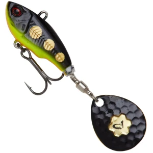 Spinnertail SAVAGE GEAR Fat Tail, Black Magic, 8cm, 24g, 1buc/pac