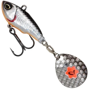 Spinnertail SAVAGE GEAR Fat Tail, Dirty Silver, 8cm, 24g, 1buc/pac Spinnertail SAVAGE GEAR Fat Tail, Dirty Silver, 8cm, 24g, 1buc/pac