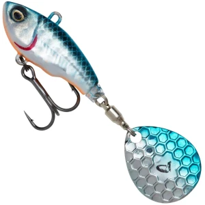 Spinnertail SAVAGE GEAR Fat Tail NL, Blue Silver, 6.5cm, 12.5g, 1buc/pac