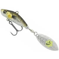 Spinnertail SAVAGE GEAR Sticklebait Tail Spin Sinking, Green Silver Ayu, 6.5cm, 9g, 1buc/pac Spinnertail SAVAGE GEAR Sticklebait Tail Spin Sinking, Green Silver Ayu, 6.5cm, 9g, 1buc/pac