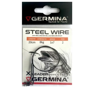 Set Strune Germina Steel Wire 1X7/20cm/8Kg 2Buc   Set Strune Germina Steel Wire 1X7/20cm/8Kg 2Buc