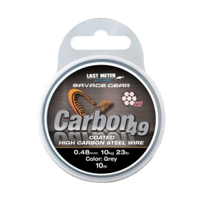 FIR PENTRU STRUNA SAVAGE GEAR CARBON49 0.48MM/11KG/10M FIR PENTRU STRUNA SAVAGE GEAR CARBON49 0.48MM/11KG/10M