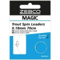 Leader ZEBCO Magic Trout Spin, 0.18mm, 70cm, 4buc/pac