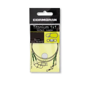 STRUNA CORMORAN TITANIUM 20CM/8KG 2BUC/PL STRUNA CORMORAN TITANIUM 20CM/8KG 2BUC/PL