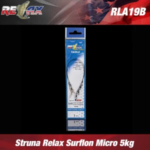 STRUNA RELAX SURFLON MICRO ULTRA BLACK 3buc/plic 5kg 30cm STRUNA RELAX SURFLON MICRO ULTRA BLACK 3buc/plic 5kg 30cm