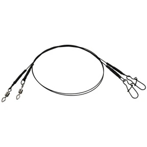 Struna DAM Effzett Coated 1x7 Black, 30cm, 16kg. 2buc/pac